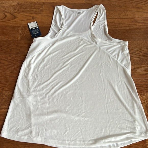 NWT Marika white lightweight athletic workout tank top - Picture 8 of 8
